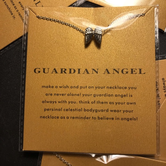 GOLD - GUARDIAN ANGEL ♡ Necklace GIFT - Picture 6 of 7
